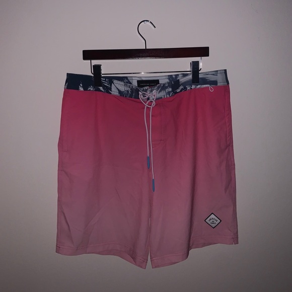 American Eagle Outfitters Other - American Eagle Mens Pink Tropical Swim Trunks